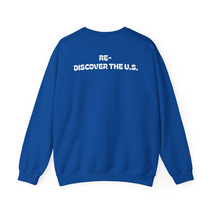 City Map Crewneck Sweatshirt, Cozy Urban Style for Travel Lovers or Travel Enthusiasts