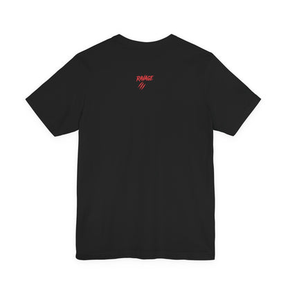 Edgy Rose Design Tee, Casual Wear, Gift for Music Lovers, Streetwear, Graphic Shirt, Vintage Style