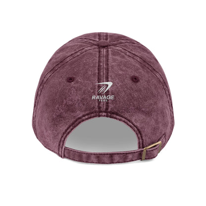 Vintage Embroidered Cap - "RAVAGE THE VIBE"