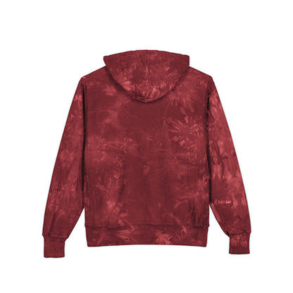RAVAGE MODE Tie-Dye Embroidered Hoodie – Blue Lip Design