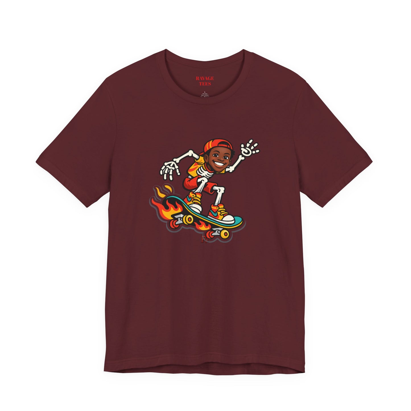 Skateboard Skeleton Tee