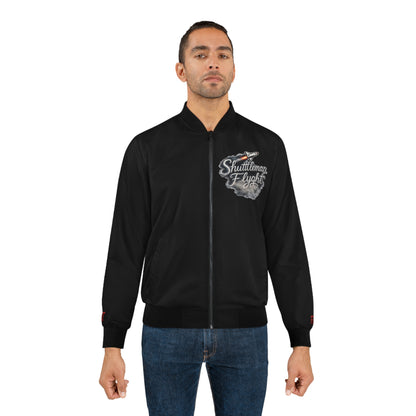 Shuttleman of Flight' Rocket Graphic Men's Bomber