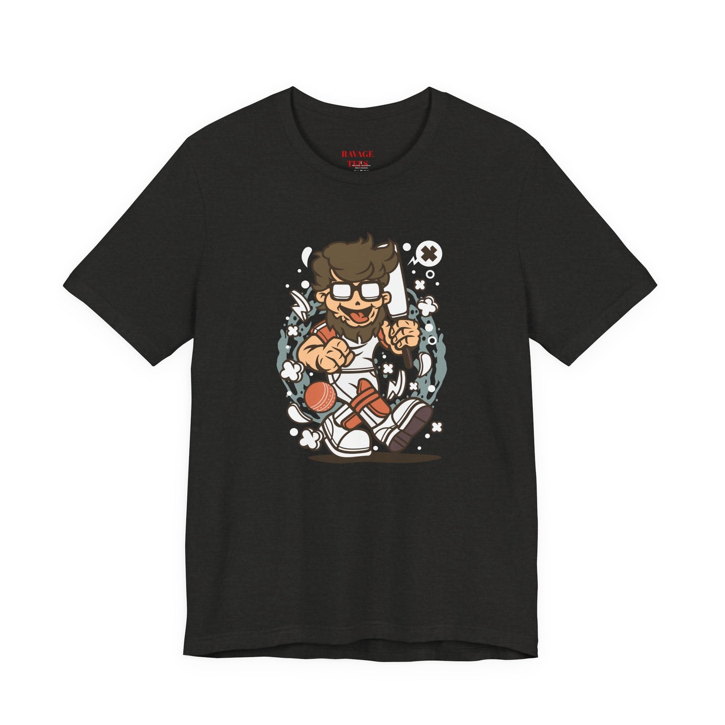 Retro Gamer Cartoon Character Tee