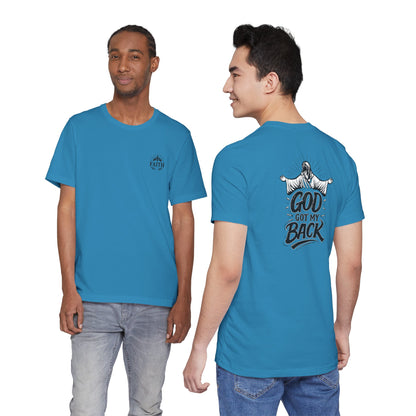 Faith Graphic Tee — 'God Got My Back' Christian T-Shirt