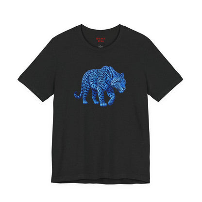 Blue Leopard Graphic Tee