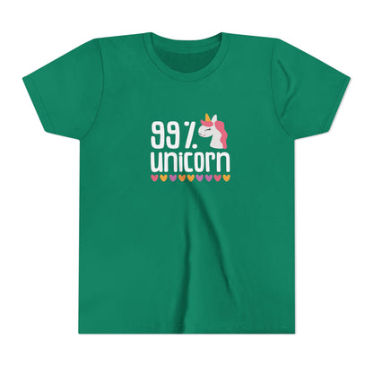 99% Unicorn Youth Tee - Fun & Whimsical Shirt for Kids