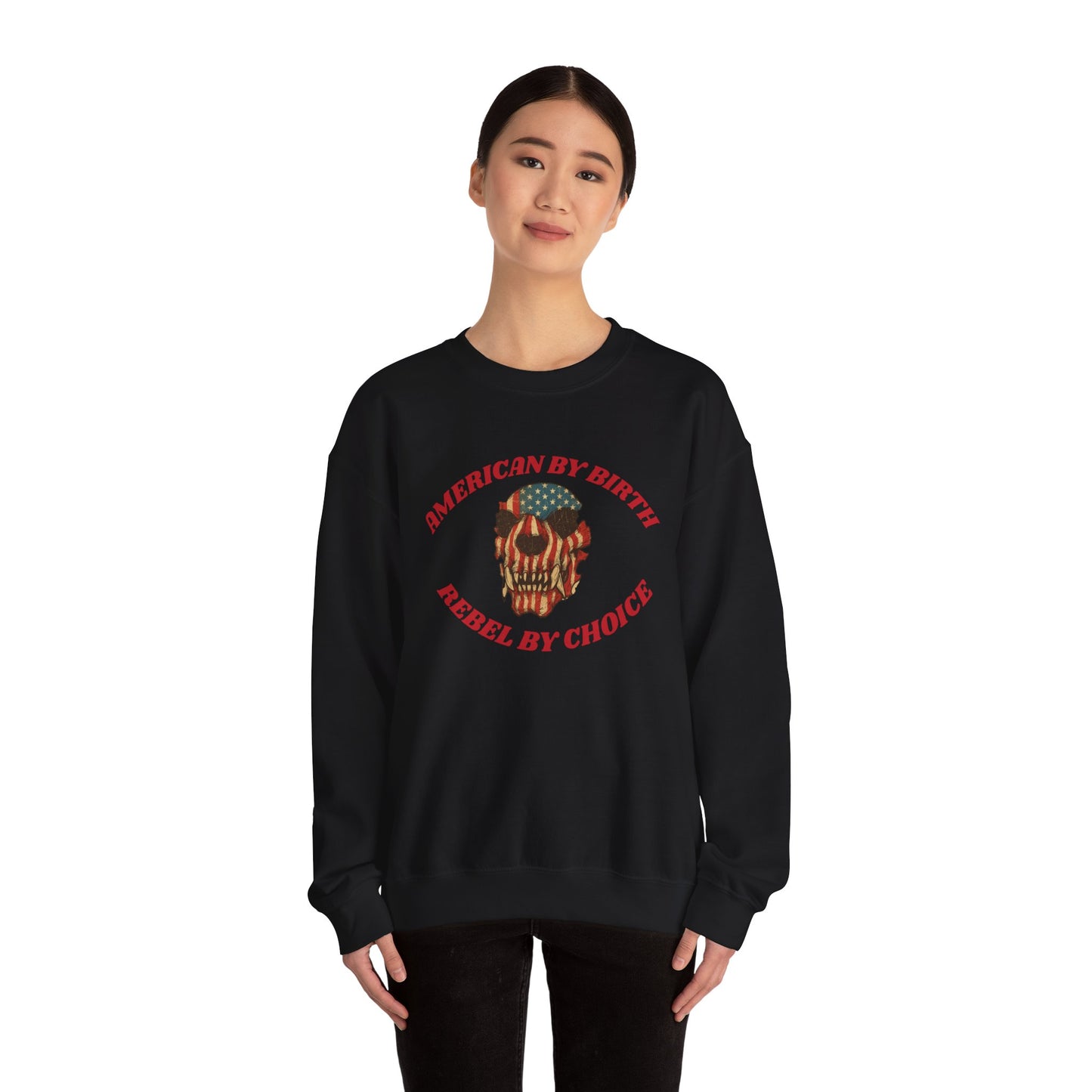 Rebel By Choice Vintage Skull Sweatshirt