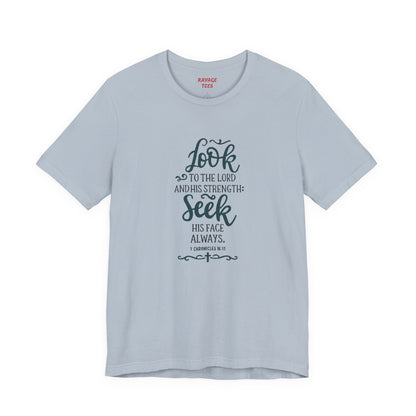 Seek His Guidance Tee: Inspirational Faith Quote Unisex T-Shirt
