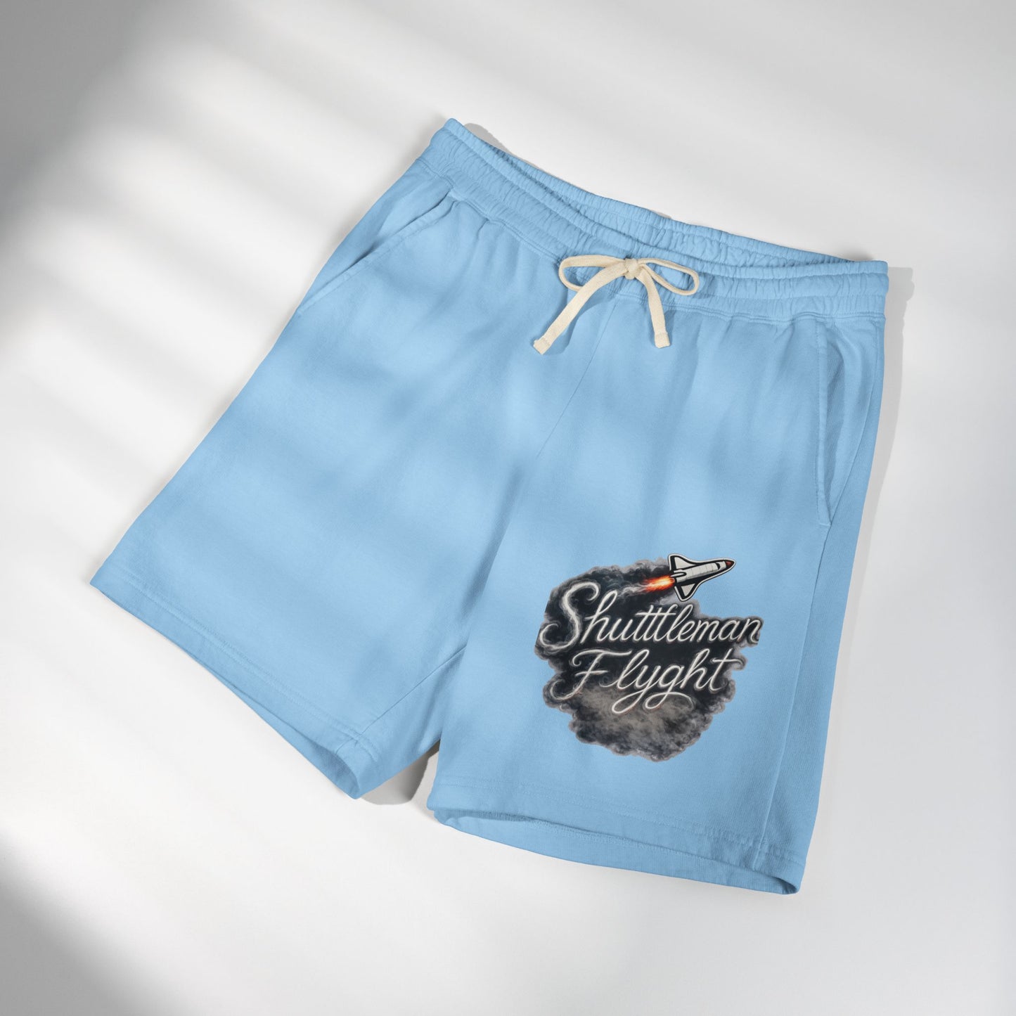 Unisex Garment-Dyed Lightweight Fleece Sweat Shorts