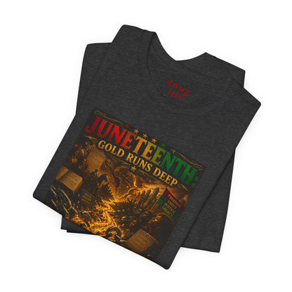 Juneteenth 'Gold Runs Deep' T-Shirt