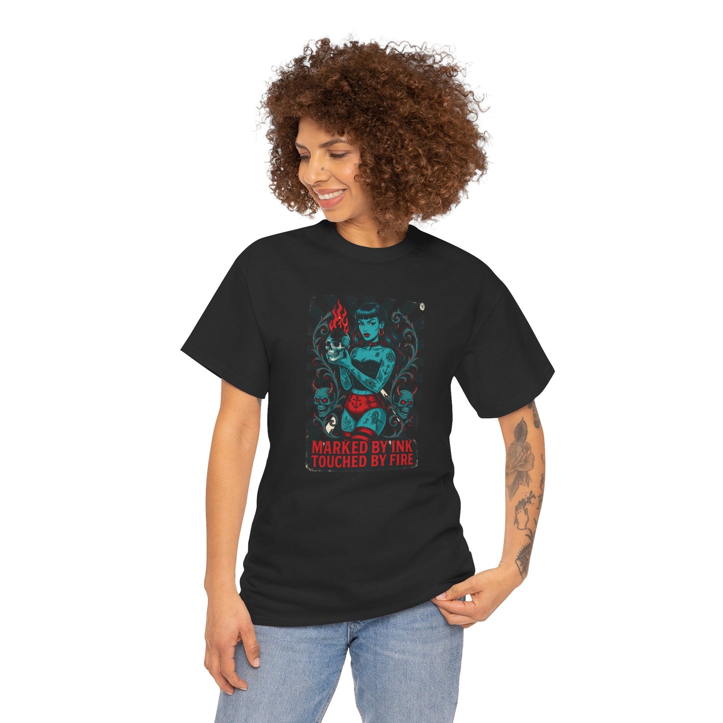 MARK BY INK, TOUCHED BY FIRE Tee