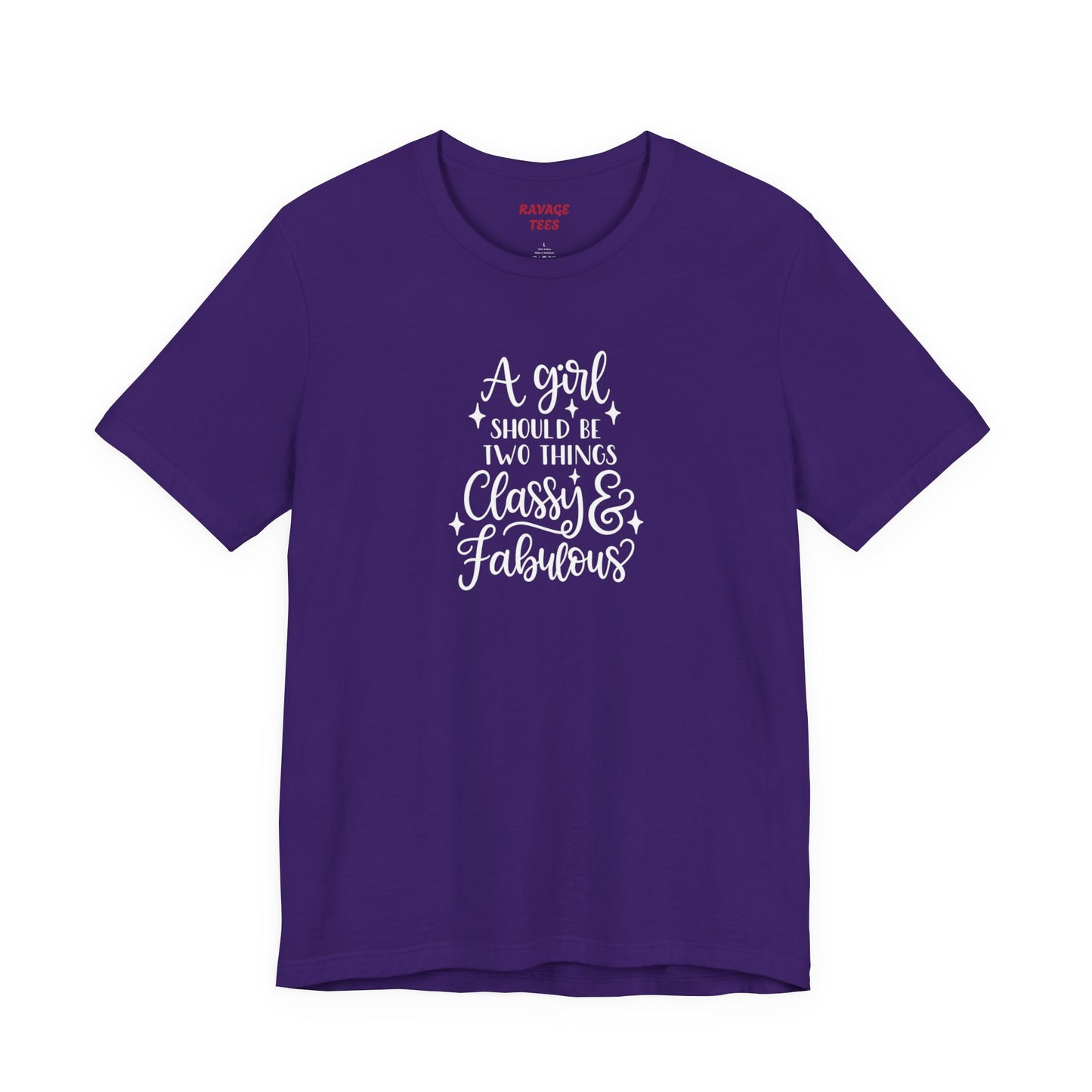 "Classy & Fabulous" Graphic Tee | Women's Fashion T-Shirt