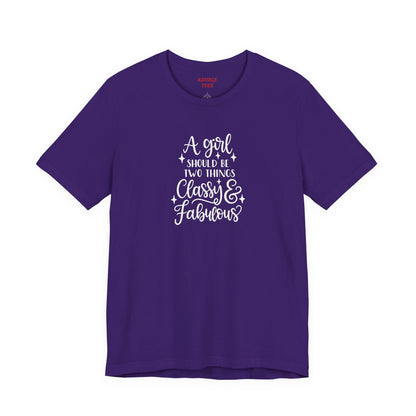 "Classy & Fabulous" Graphic Tee | Women's Fashion T-Shirt