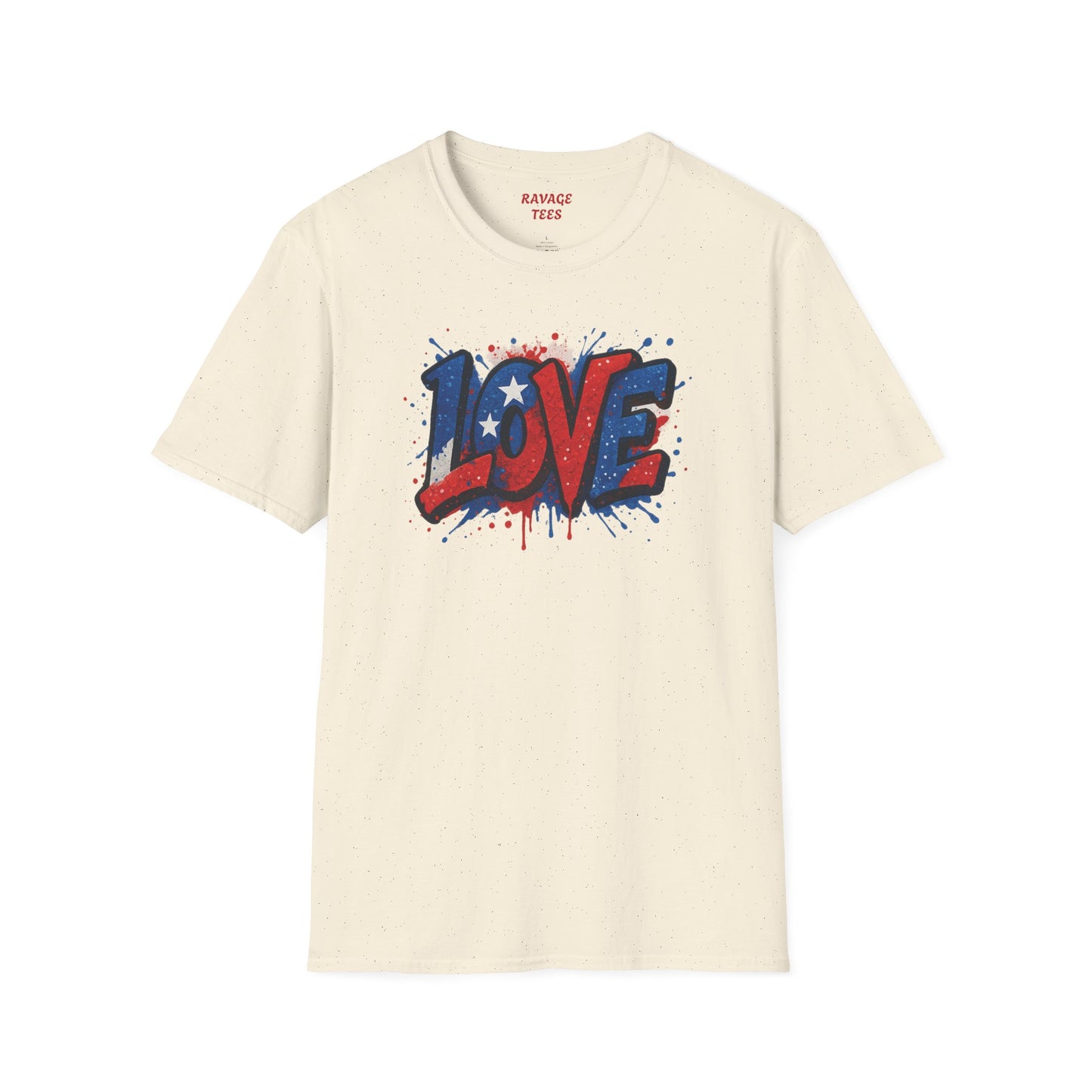 "Freedom & Love" Tee: Unisex 4th of July Graphic Shirt Gift