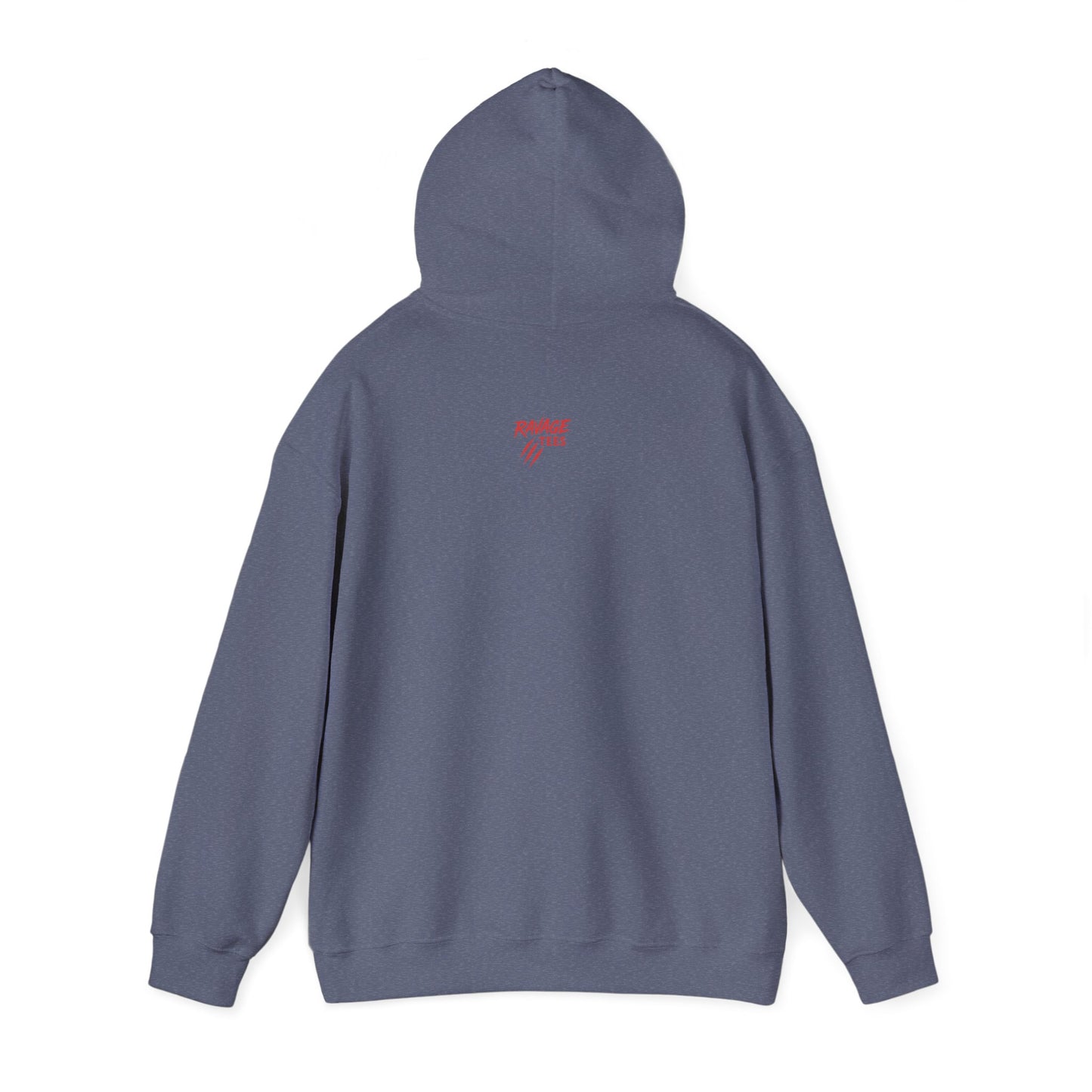 RAVAGE TEES Minimalist Unisex Hooded Sweatshirt – Cozy Everyday Wear for Style and Comfort
