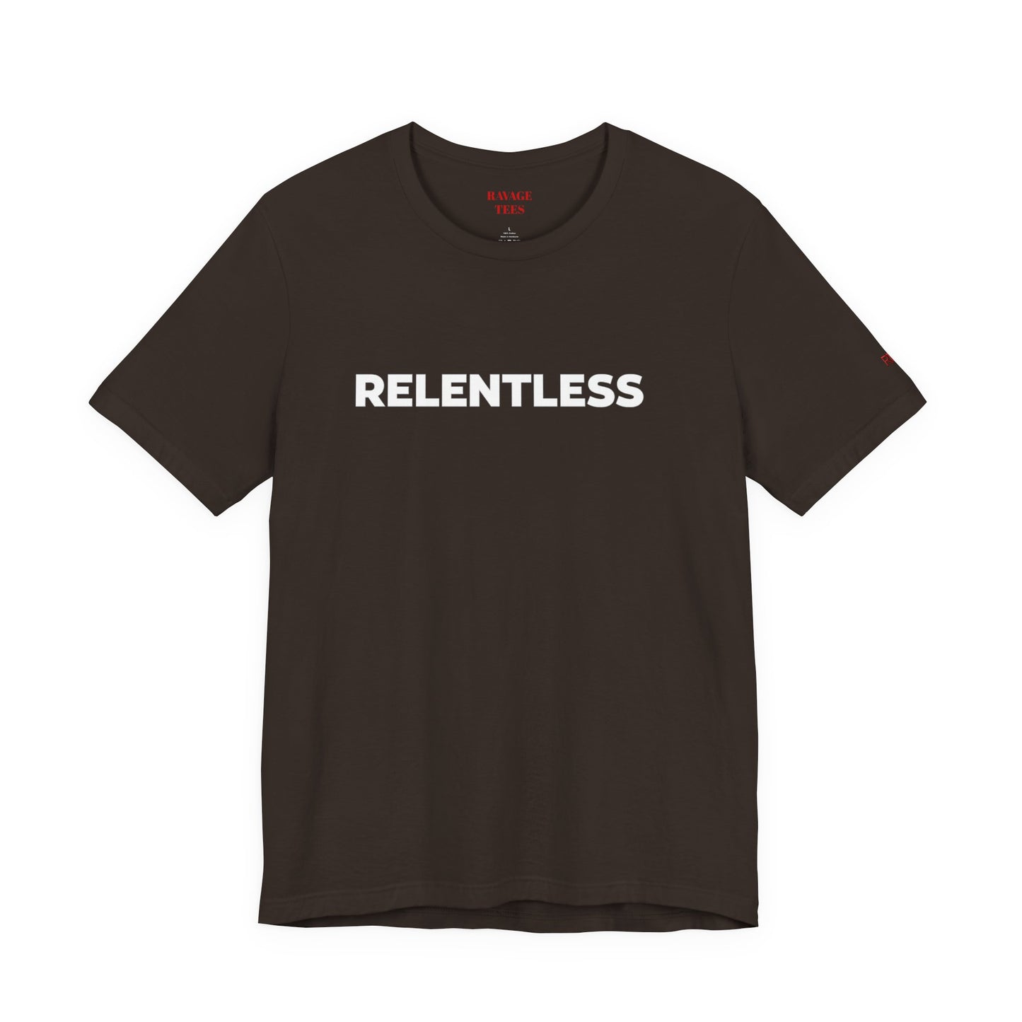 Relentless Graphic Tee — Motivational Athletic T-Shirt