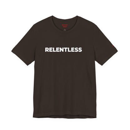 Relentless Graphic Tee — Motivational Athletic T-Shirt
