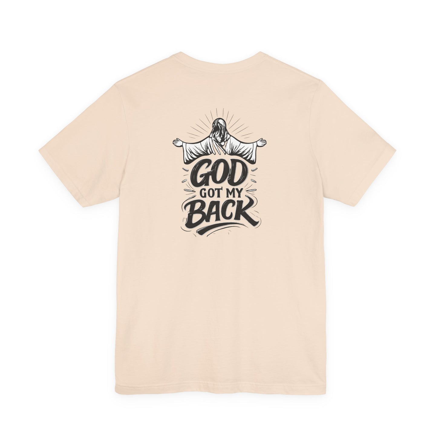 Faith Graphic Tee — 'God Got My Back' Christian T-Shirt