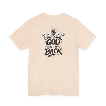Faith Graphic Tee — 'God Got My Back' Christian T-Shirt