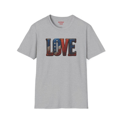 Soft Unisex Freedom & Love Graphic Tee | Gift & Daily Wea