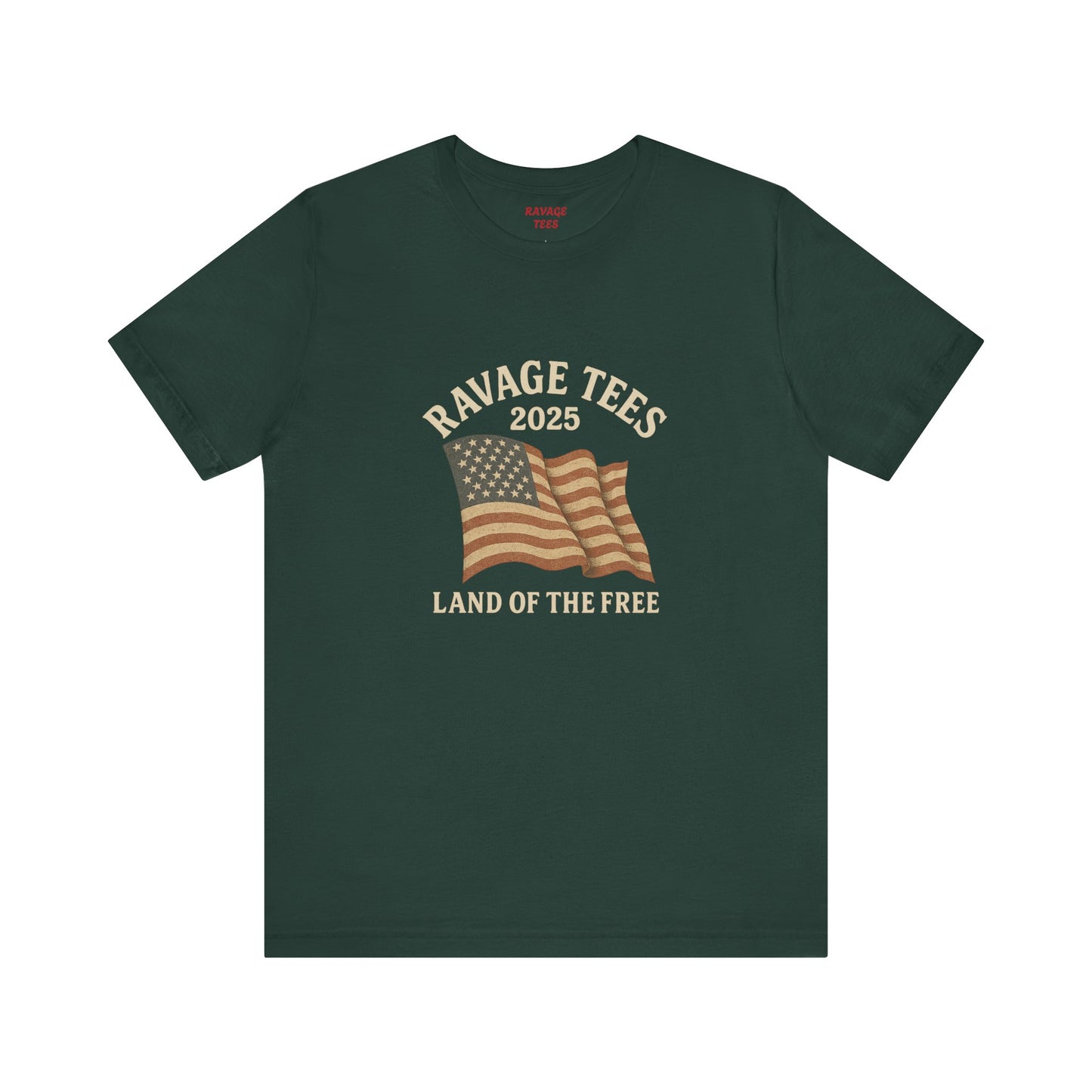RaVage Vintage Tee: "Land of the Free"