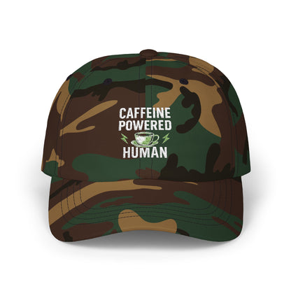 Caffeine Powered Dad Cap | Classic Dad Hat for Coffee Lovers, Perfect Gift for Father's Day, Casual Outings, Everyday Wear, Unisex Hat