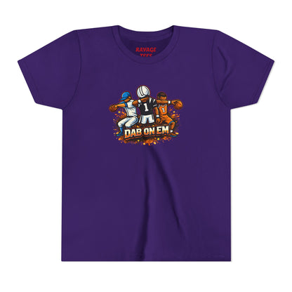 Youth Football Tee - 'Dab On Em' Kids Sports T-Shirt