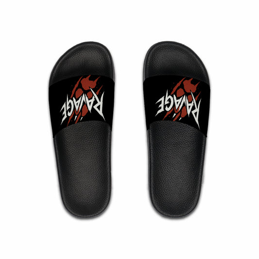 RAVAGE TEES Men's Removable-Strap Sandals with 'RAVAGE' Design - Casual Footwear for Summer, Beach Outings, Festivals, and Everyday Wear