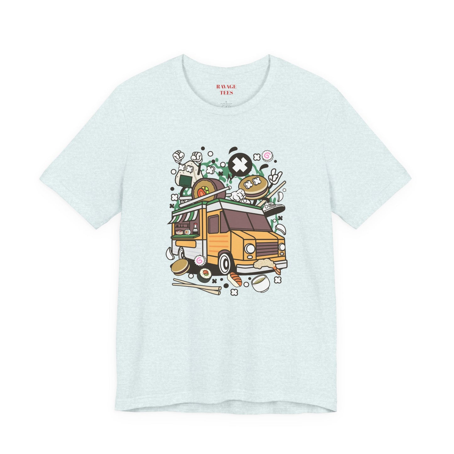 Cute Vintage Street Food Van Tee