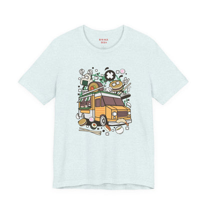 Cute Vintage Street Food Van Tee