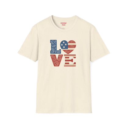 Soft Unisex Freedom & Love Graphic Tee | Gift & Daily Wear
