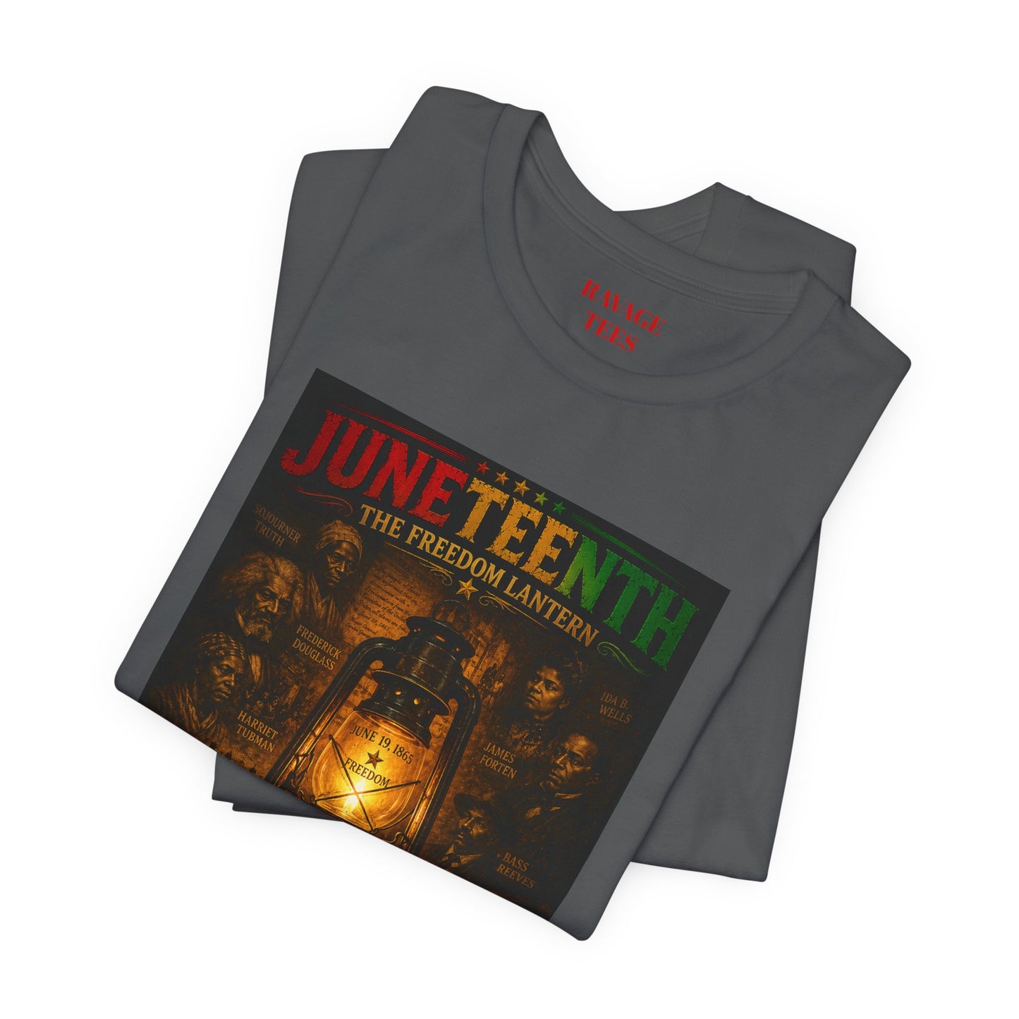 Juneteenth Lantern T-Shirt – "Light Reveals What History Tried to Hide"