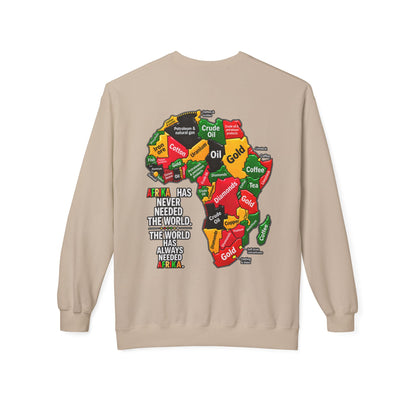 Afrika Map Sweatshirt – Africa Pride Crewneck