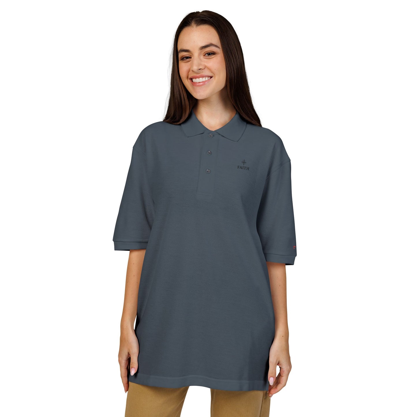Unisex Embroidered Polo Shirt