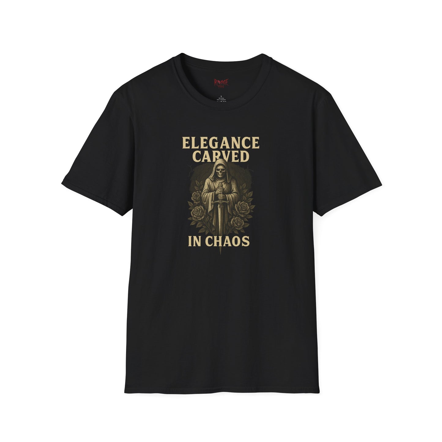 ELEGANCE CARVED IN CHAOS TEE