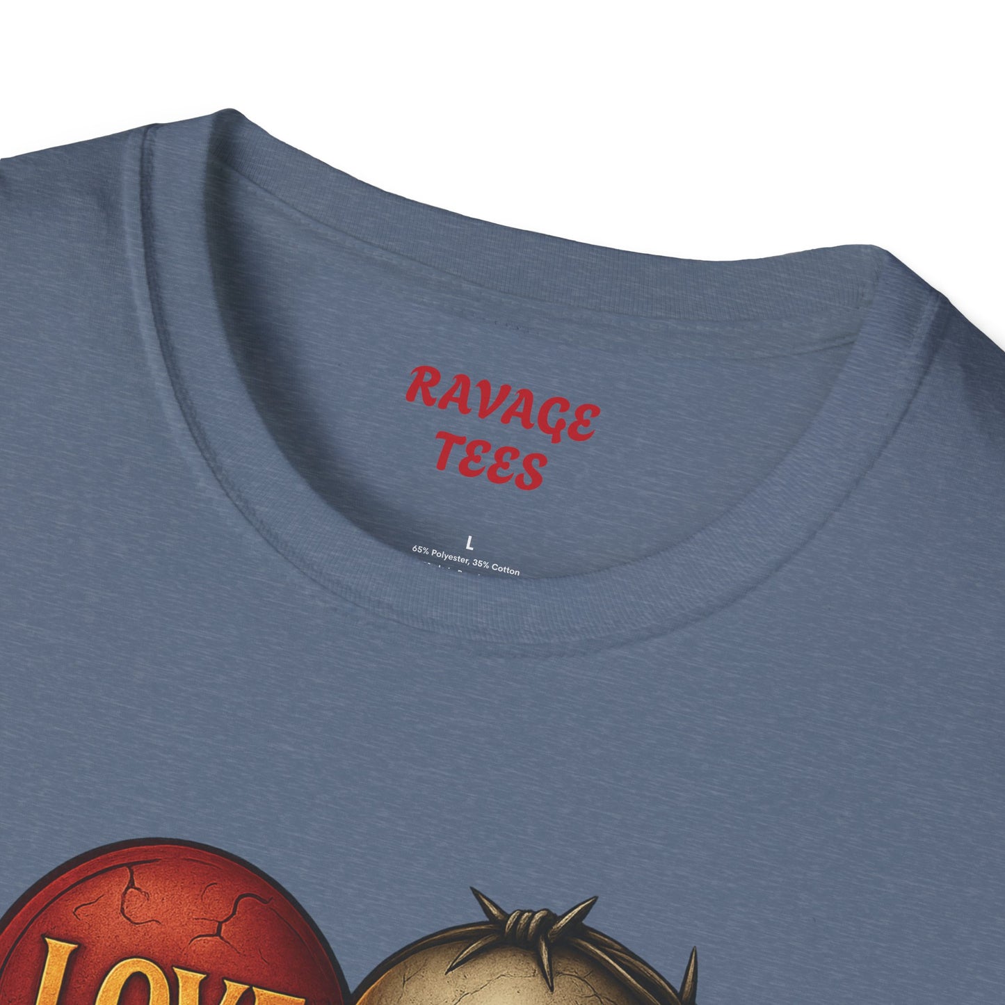 Love & Hate Skull Graphic Tee