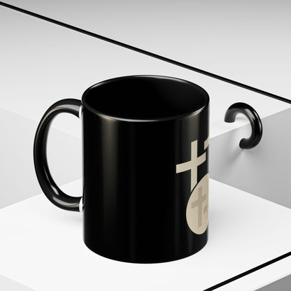 Calvary Cross Accent Coffee Mug
