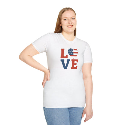 Soft Unisex Freedom & Love Graphic Tee | Gift & Daily Wear