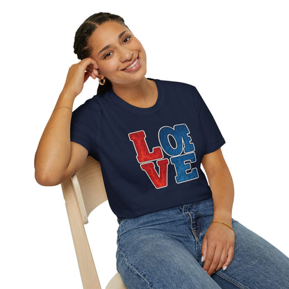 Soft Unisex Freedom & Love Graphic Tee | Gift & Daily Wear
