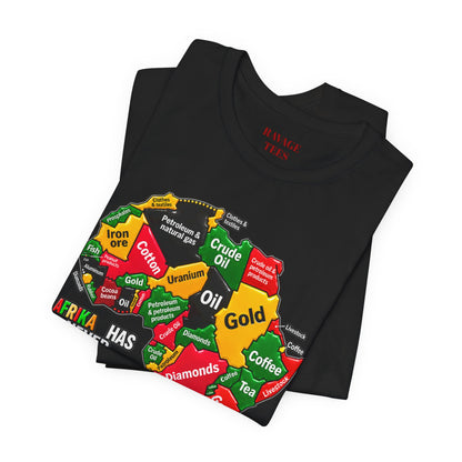 Africa Map “Africa Has Never Needed the World” Graphic Tee