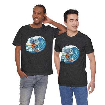 Surfing Elephant Unisex Tee