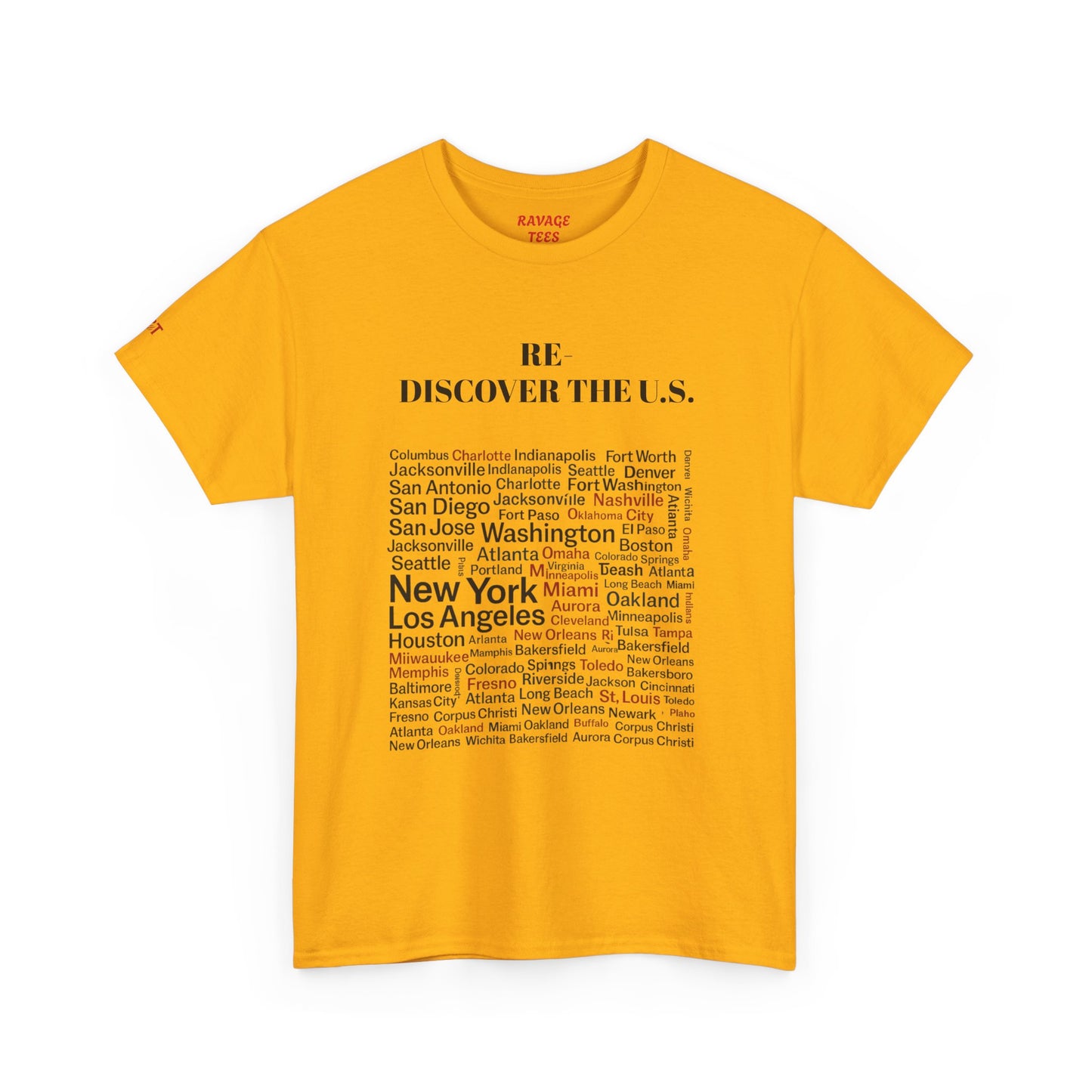 Re-Discover the U.S. Travel T-Shirt, Adventure Tee, USA Discovery Shirt