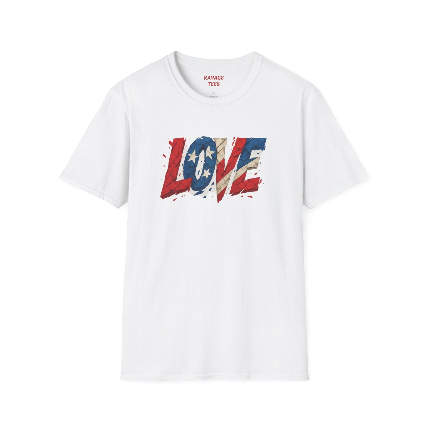 "Freedom & Love" Tee: Unisex 4th of July Graphic Shirt Gift