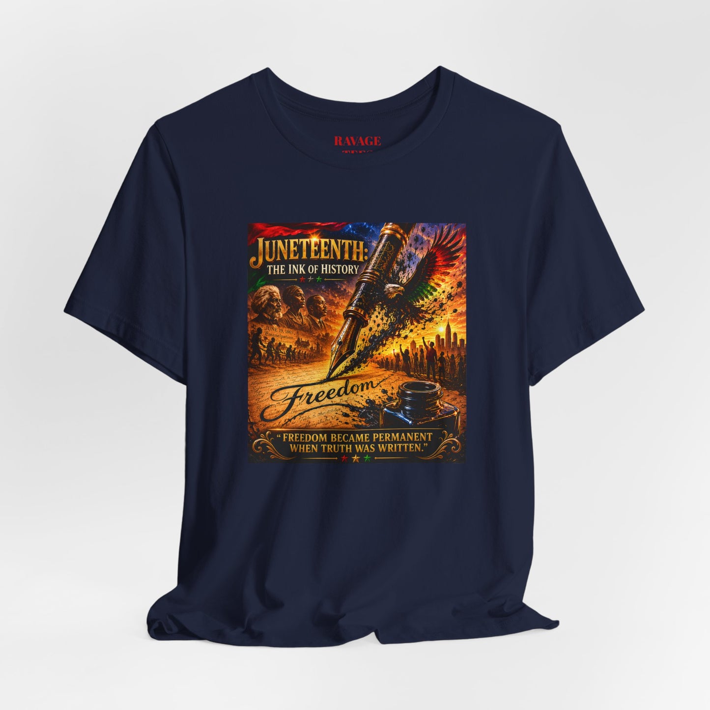 Juneteenth Freedom T-Shirt – 'Freedom Became Permanent'