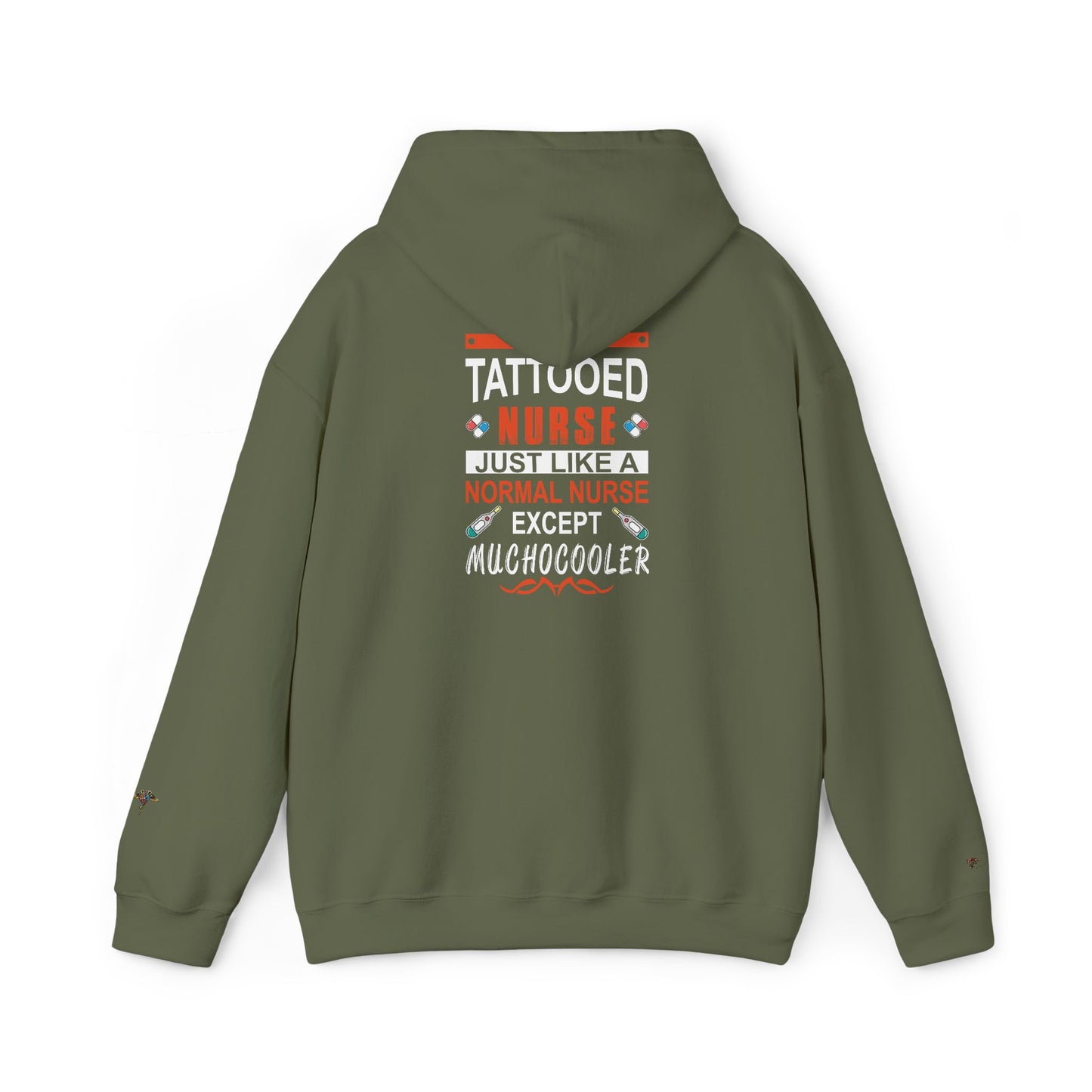 Tattooed Nurse Tee - Unisex Cotton Hoodie for Medical Professionals, Gifts for Nurses, Nurse Appreciation, Medical Humor Tee, Fun [...]