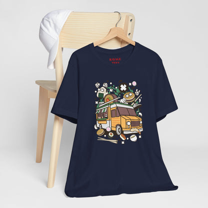 Cute Vintage Street Food Van Tee