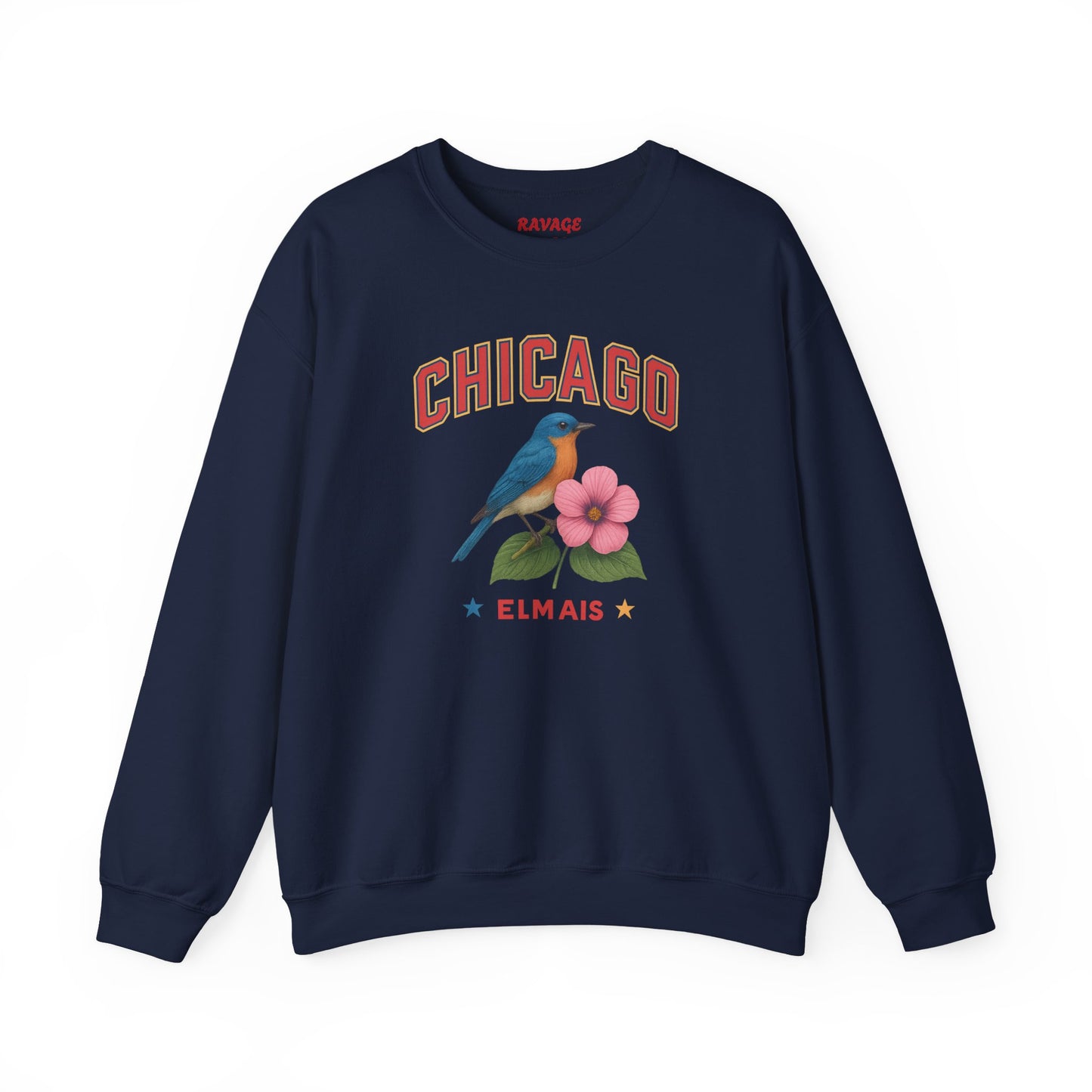RAVAGE Chicago City Vibe Unisex Crewneck Sweatshirt