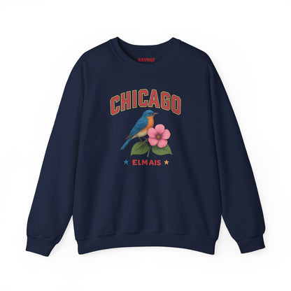 RAVAGE Chicago City Vibe Unisex Crewneck Sweatshirt