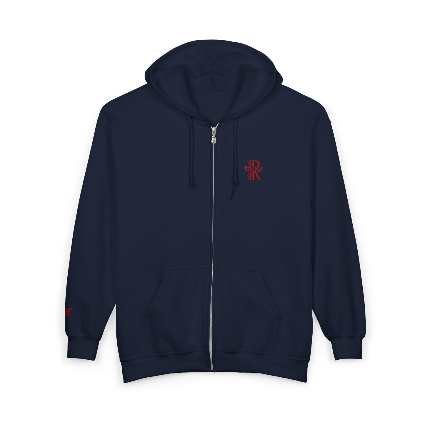 RAVAGE TEES Full Zip Hoodie: