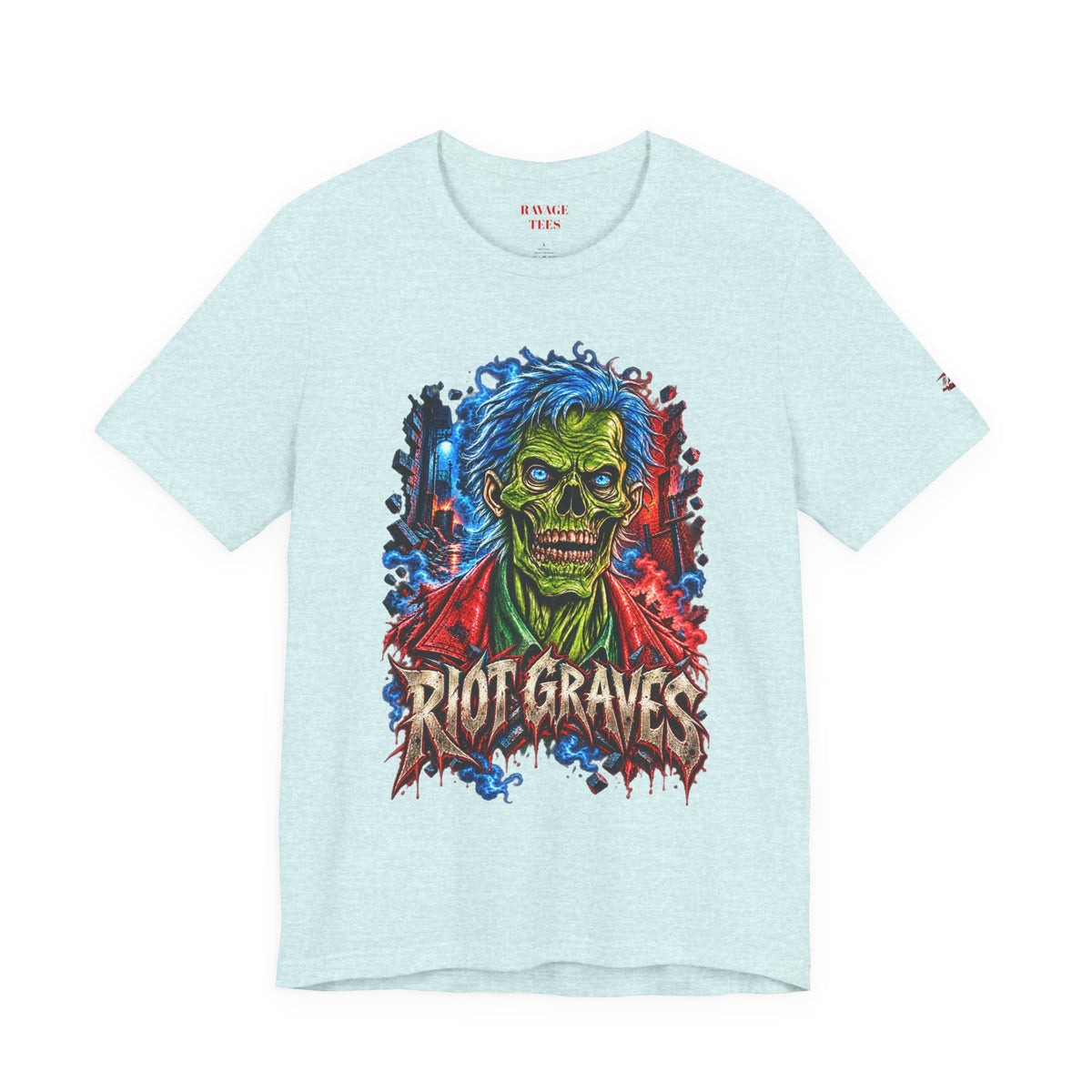 Riot Graves Skull Graphic Tee